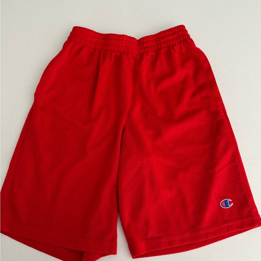 Boys youth Champion Authentic mesh basketball shorts size 10/12